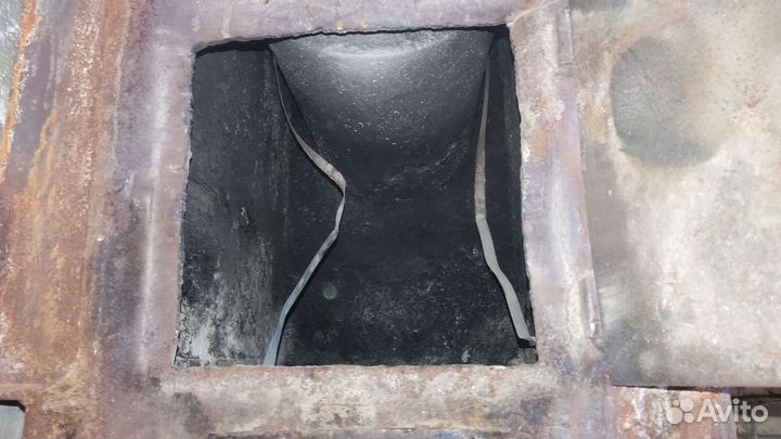 Буржуйка печь большая котёл водяной