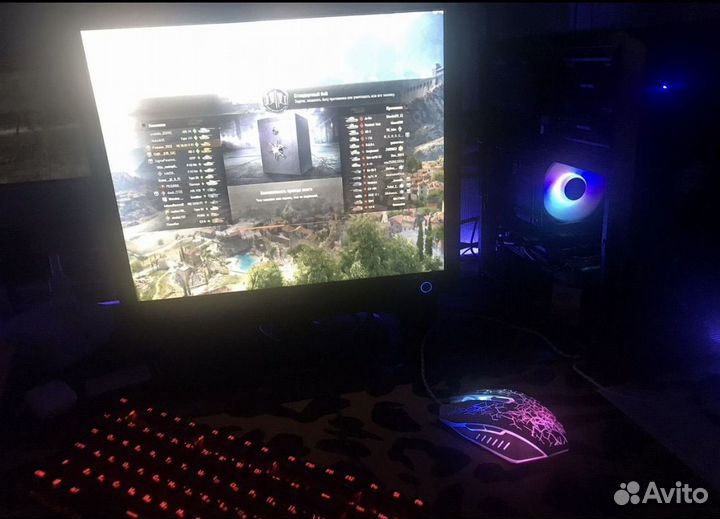 Игровой пк с монитором