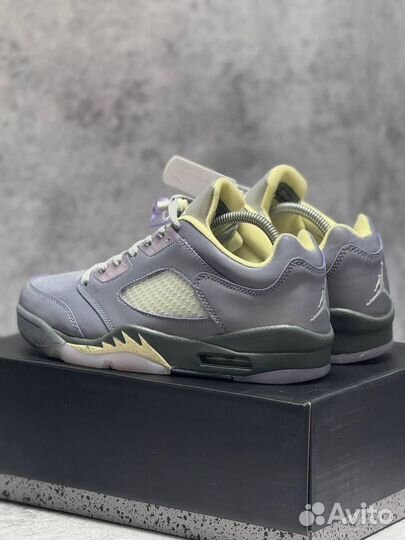 Кроссовки Nike PSG x Air Jordan 5 Low (Арт.36465)