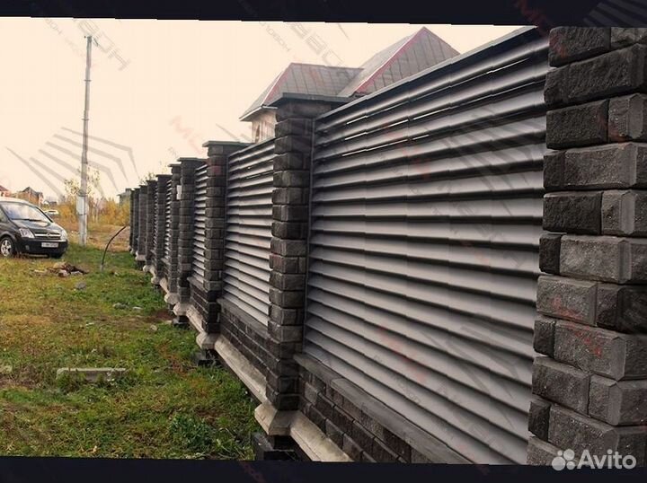 Забор жалюзи