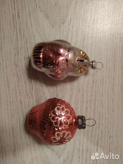 Елочные игрушки СССР одним лотом