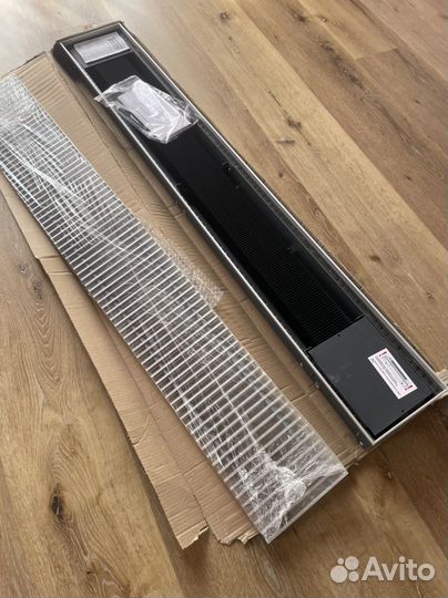 Внутрипольный конвектор techno kvz 200-85-1400