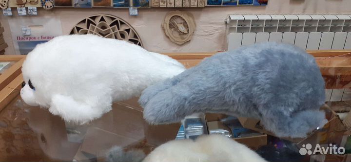 Мягкая игрушка нерпа 23 см