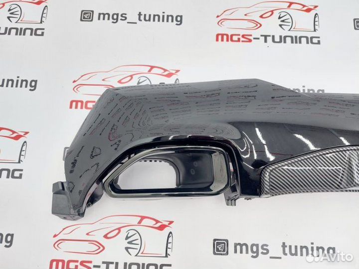 Диффузор+ насадки G22 440 M-Performance под карбон