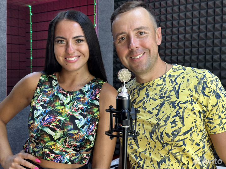 Студия звукозаписи, песни в подарок, диктор, стихи