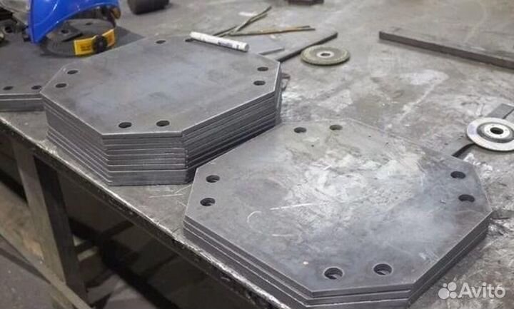 Закладные пластины, плазменная резка