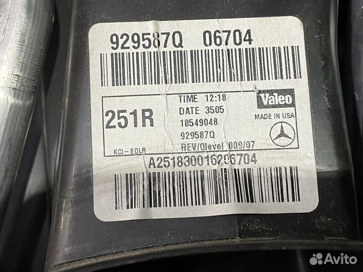 Печка в сборе на Мерседес w251