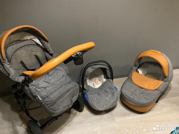 Коляска Adamex barletta new 3 в 1