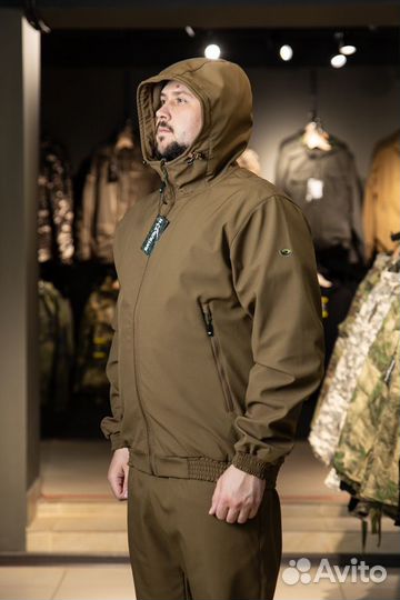 Костюм Барс New Softshell, коричневый