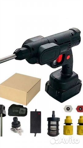 Аккумуляторная мойка высокого давления. Новая