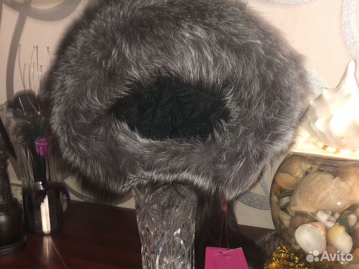 Шапка енотовая