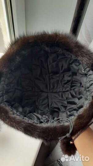 Шапка норковая женская