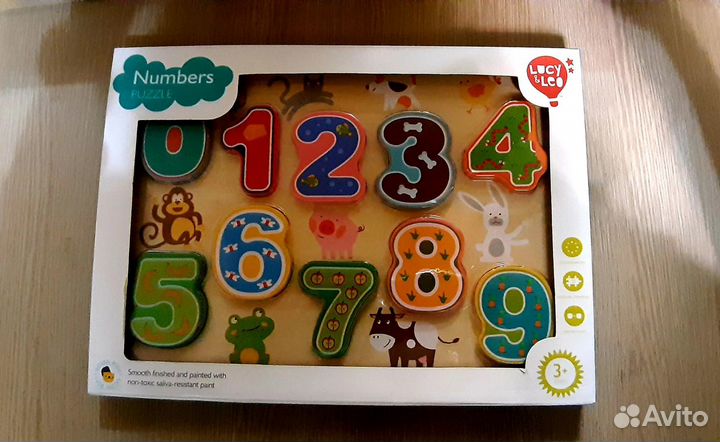 Деревянные пазлы вкладыши