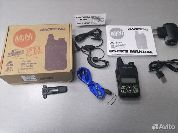 Рация стандарта UHF Baofeng BF-T1 400-470MHz новая