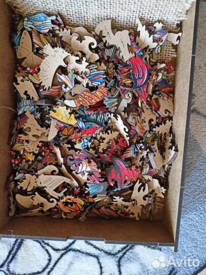 Деревянные пазлы 5+