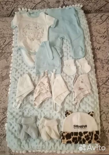 Комплект на выписку для мальчика летний