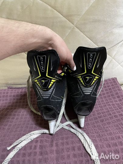 Коньки хоккейные детские CCM Tacks 1092, 29 размер