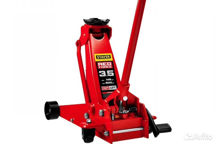 Подкатной домкрат 3,5т 145-500 мм Stayer 43155-3.5
