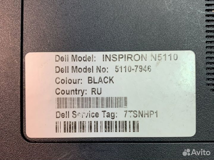 Dell inspiron n5110 по запчастям