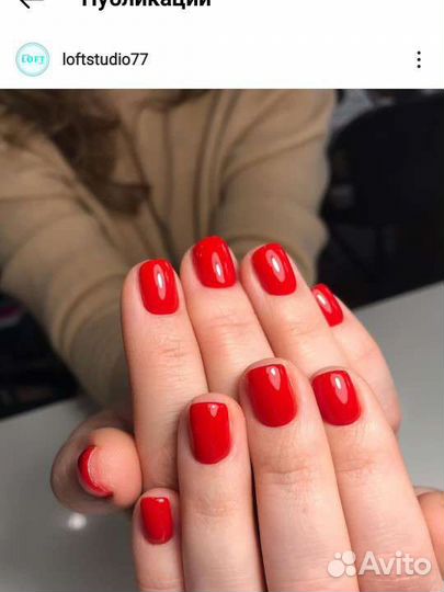 Наращивание ногтей гель лак