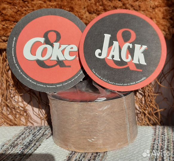 Jack Daniels подставки, костеры, бирдекели