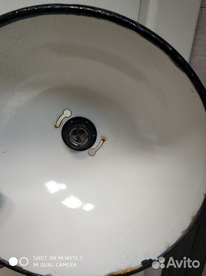 Светильник (фонарь) эмалированный (колпак ) СССР