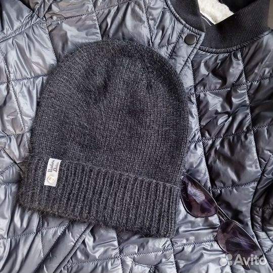 Шапка из пуха норки бини