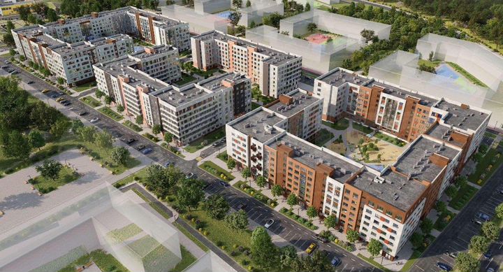 1-к. квартира, 45,5 м², 6/7 эт.