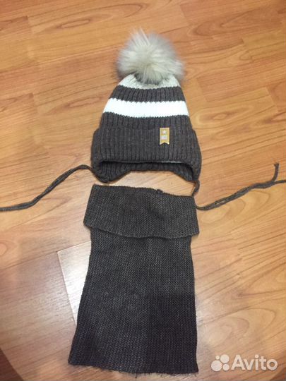 Зимняя шапка для мальчика
