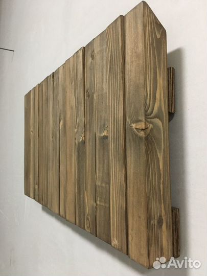 Вешалка пианино настенная с откидными рейками