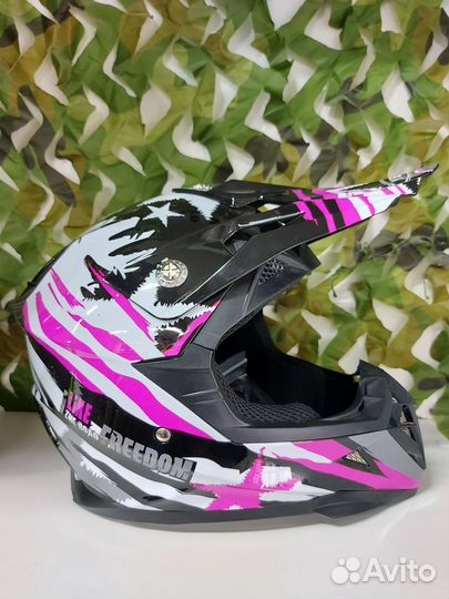 Детский кроссовый шлем