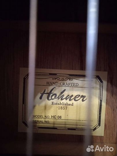 Акустическая гитара hohner HC-06