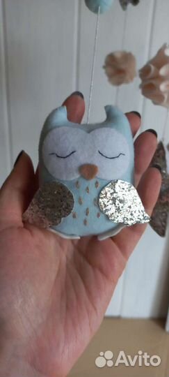 Мобиль на кроватку с подсветкой