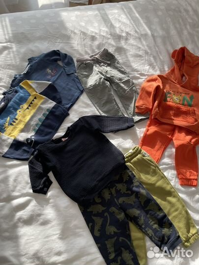 Детские вещи пакетом на мальчика 80 86