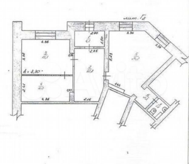 Свободного назначения, 80 м²