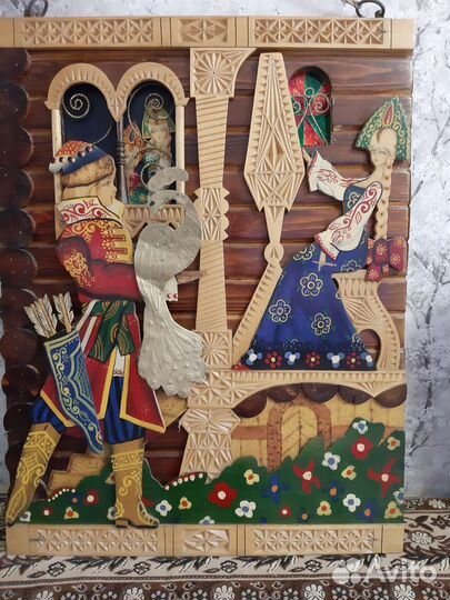 Деревянное панно СССР