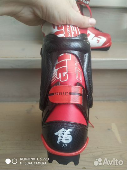 Лыжные ботинки коньковые Alpina Elite jr 2.0