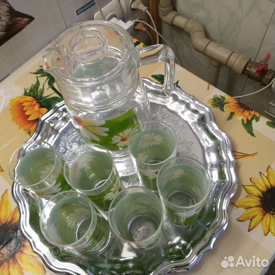 Кувшин-графин и 6 стаканов Luminarc 