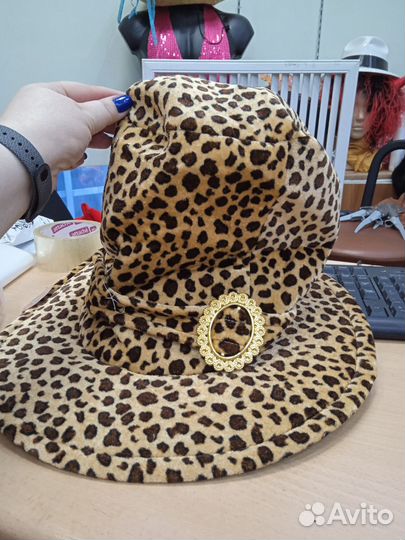 Леопардовая шляпа