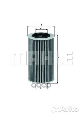 Фильтр масляный knecht/mahle OX384D hyundai KIA