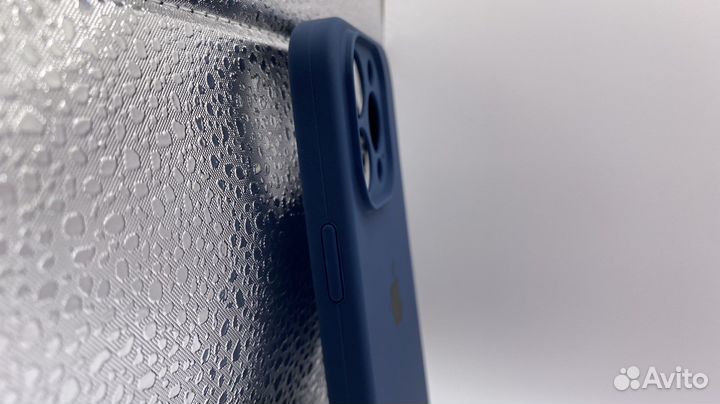 Чехол на iPhone 14 Pro Silicon Case Abyss Blue