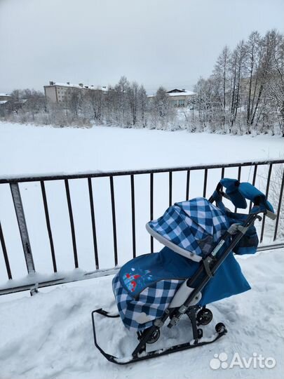 Санки коляска ника 7-4