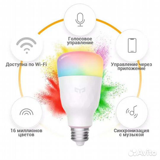 Умная светодиодная лампа Yeelight W3