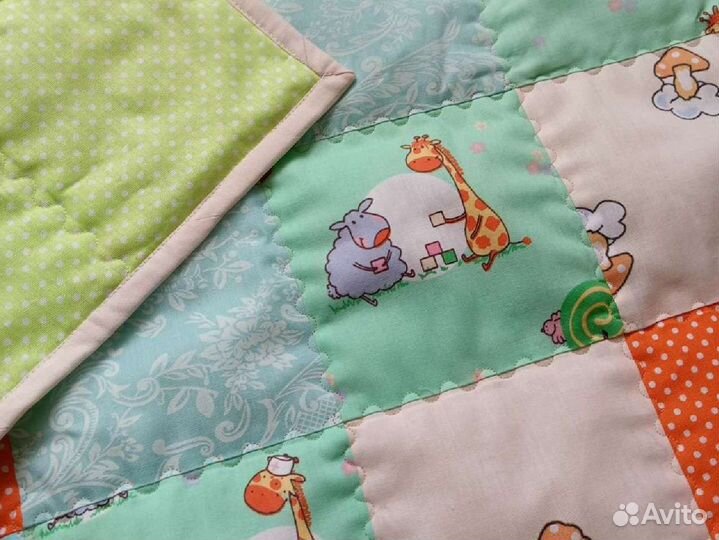 Детское одеяло пэчворк