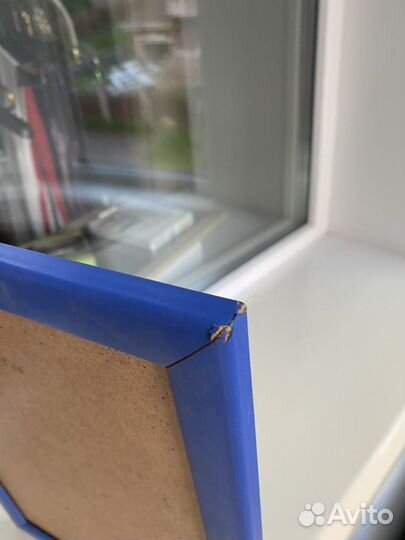 Рамка для фото синяя (33х24.5 см)