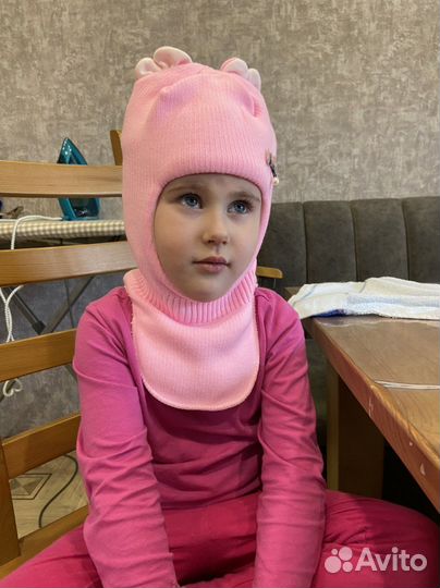 Шапка шлем новая 3-4 года