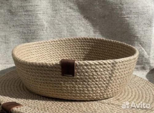 Корзина из джута