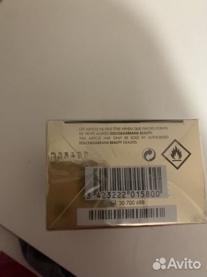 Dolce gabbana gold the one