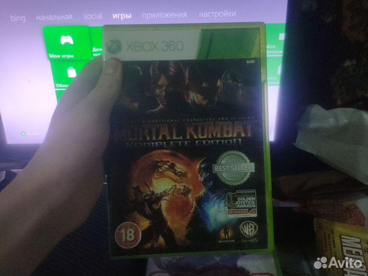 Xbox 360 + 6 игр или 10 с доплатой