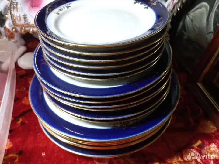 Сервиз, набор, комплект СССР. Тарелки